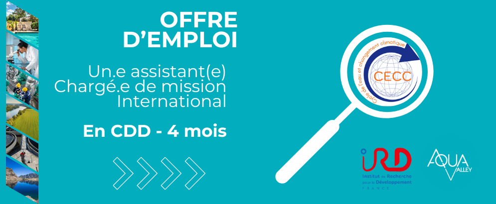 L’IRD RECRUTE UN·E ASSISTANT·E CHARGÉ·E DE MISSION INTERNATIONAL EN CDD (4 MOIS) L’IRD RECRUTE UN·E ASSISTANT·E CHARGÉ·E DE MISSION INTERNATIONAL EN CDD (4 MOIS)